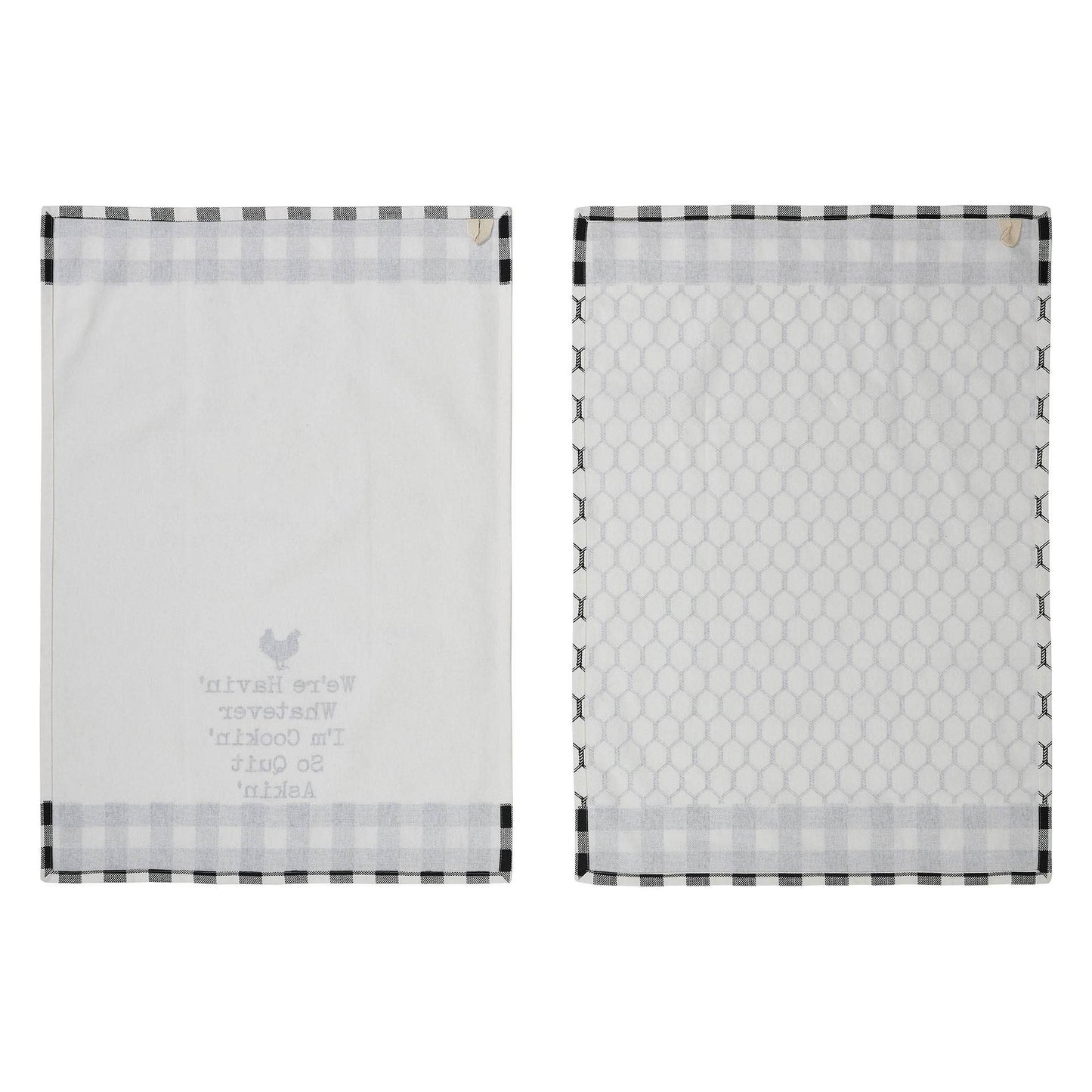 VHC Brands - Down Home Whatever I'm Cookin Tea Towel Set of 2 19x28