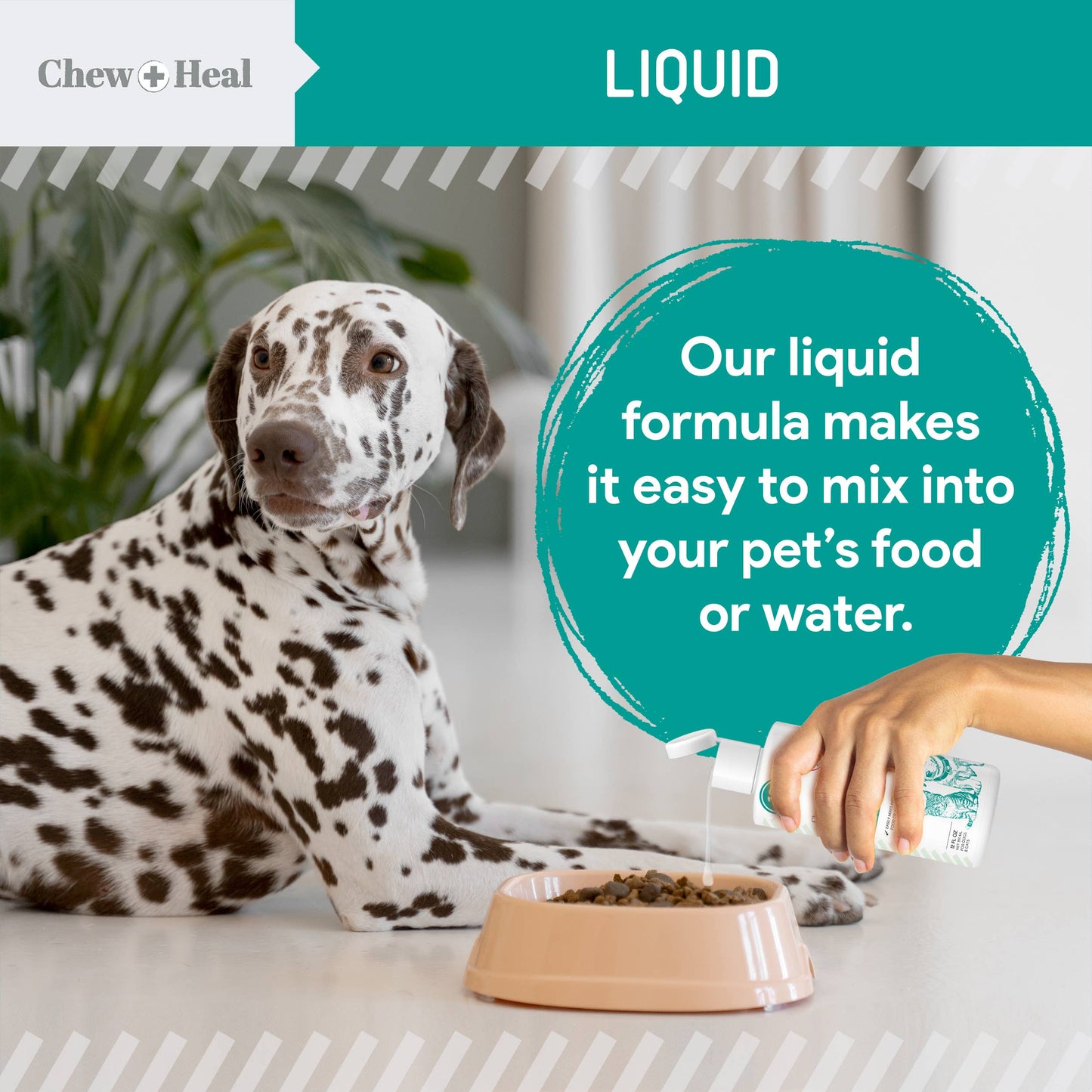 Chew + Heal - Stop The Worms Dewormer Liquid for Puppies & Kittens