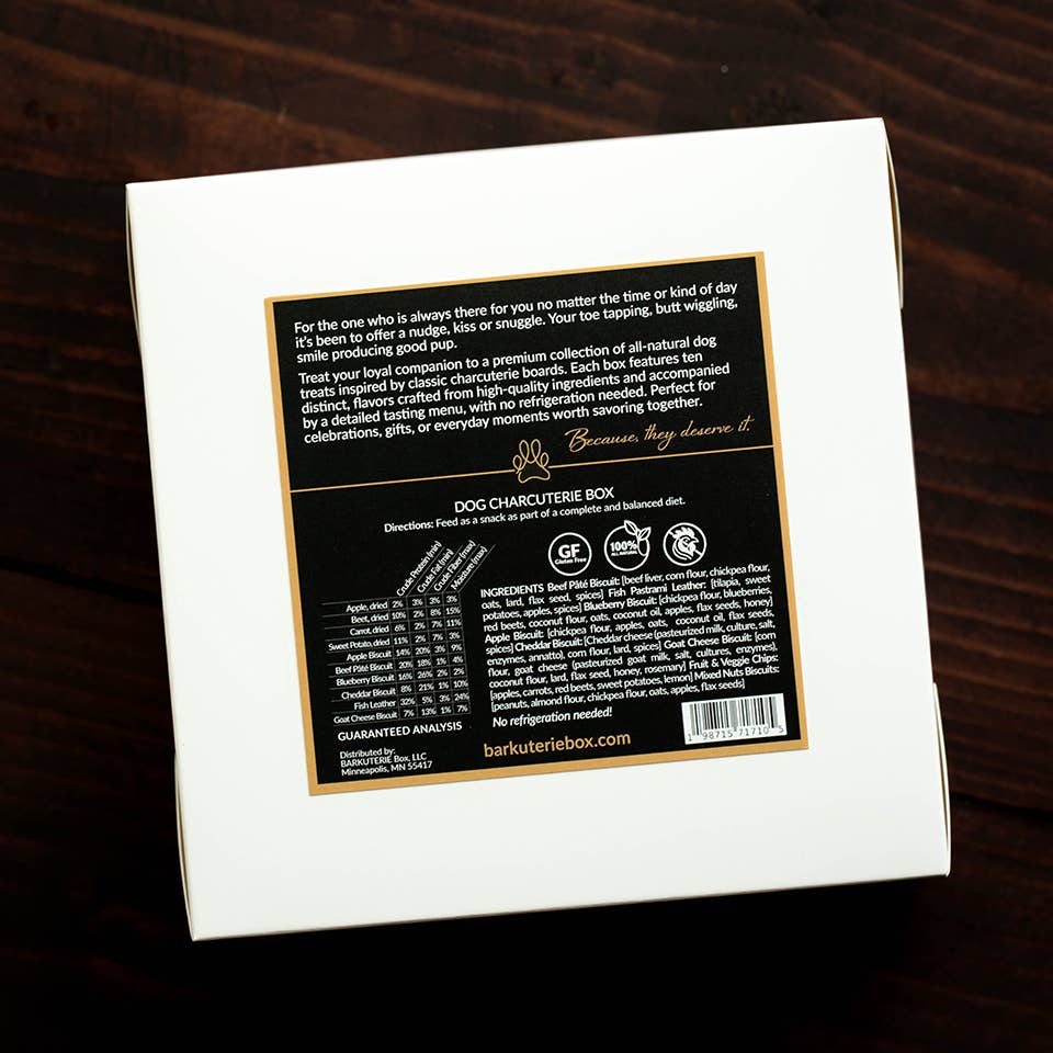 BARKUTERIE Box™ - Dog Charcuterie / Barkuterie Treat Box, 3 sizes