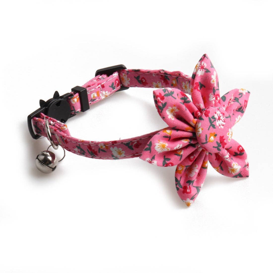 Cheerhunting - Mokka - Floral Cat Collar – Adjustable & Safety Breakaway Design