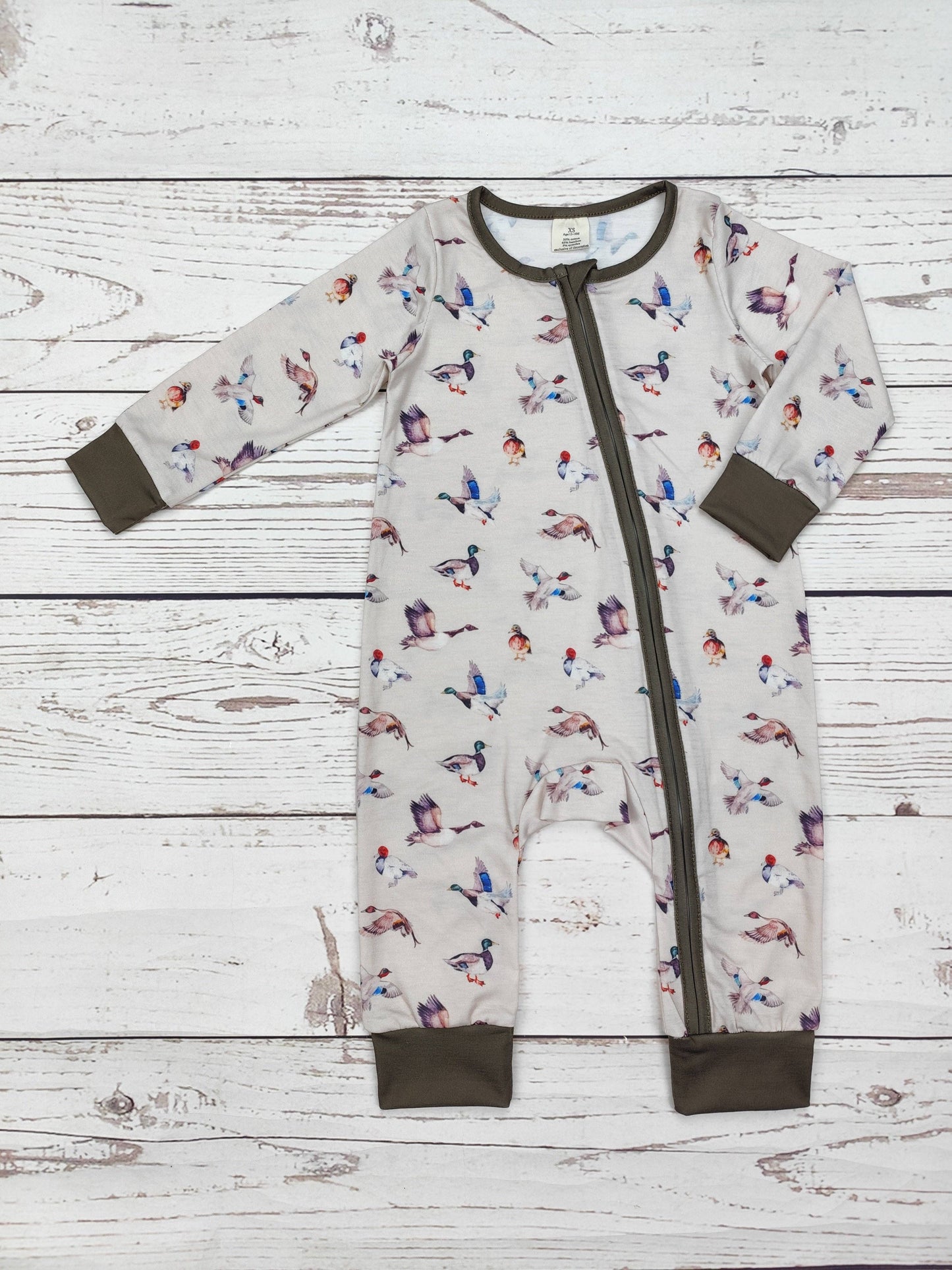 sassy kids palace - Baby Boy Duck Printed Zippy Sleeper
