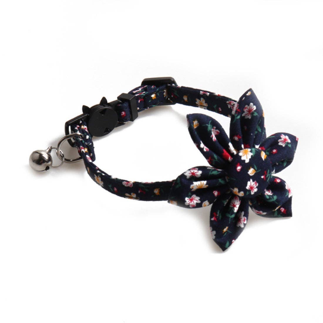 Cheerhunting - Mokka - Floral Cat Collar – Adjustable & Safety Breakaway Design