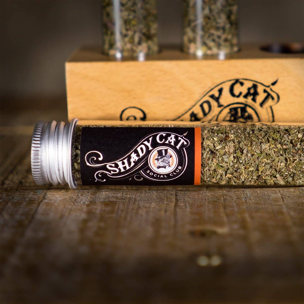 SHADY CAT SOCIAL CLUB - Organic Leaf & Flower Catnip Tube