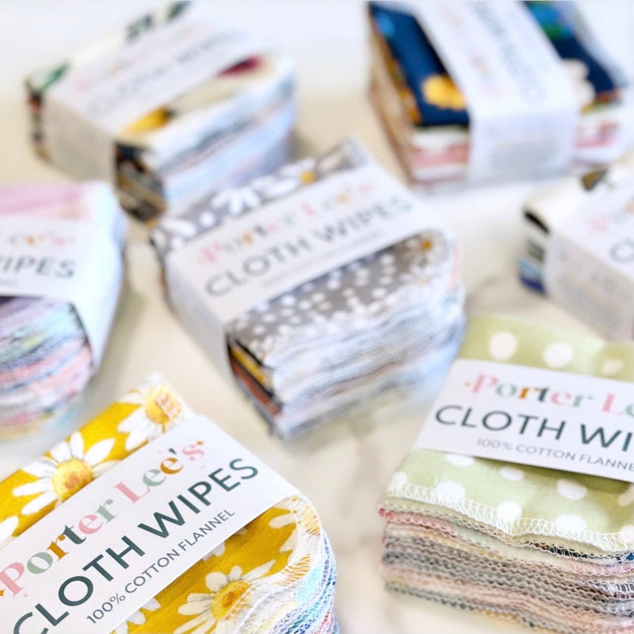 Porter Lee's - Reusable Cloth Wipes