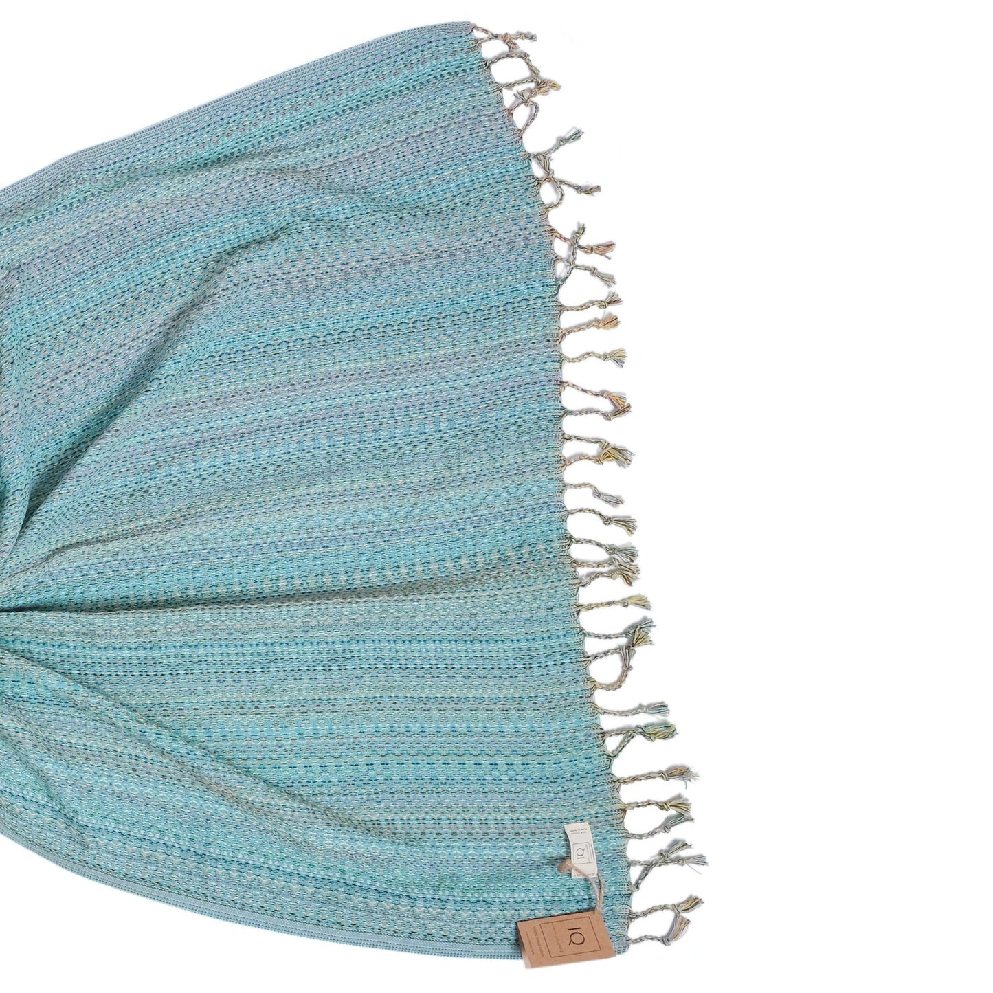 cotonIQ - Hammam towel | sauna towel | beach towel | Mexico | turquoise | 180x100 cm