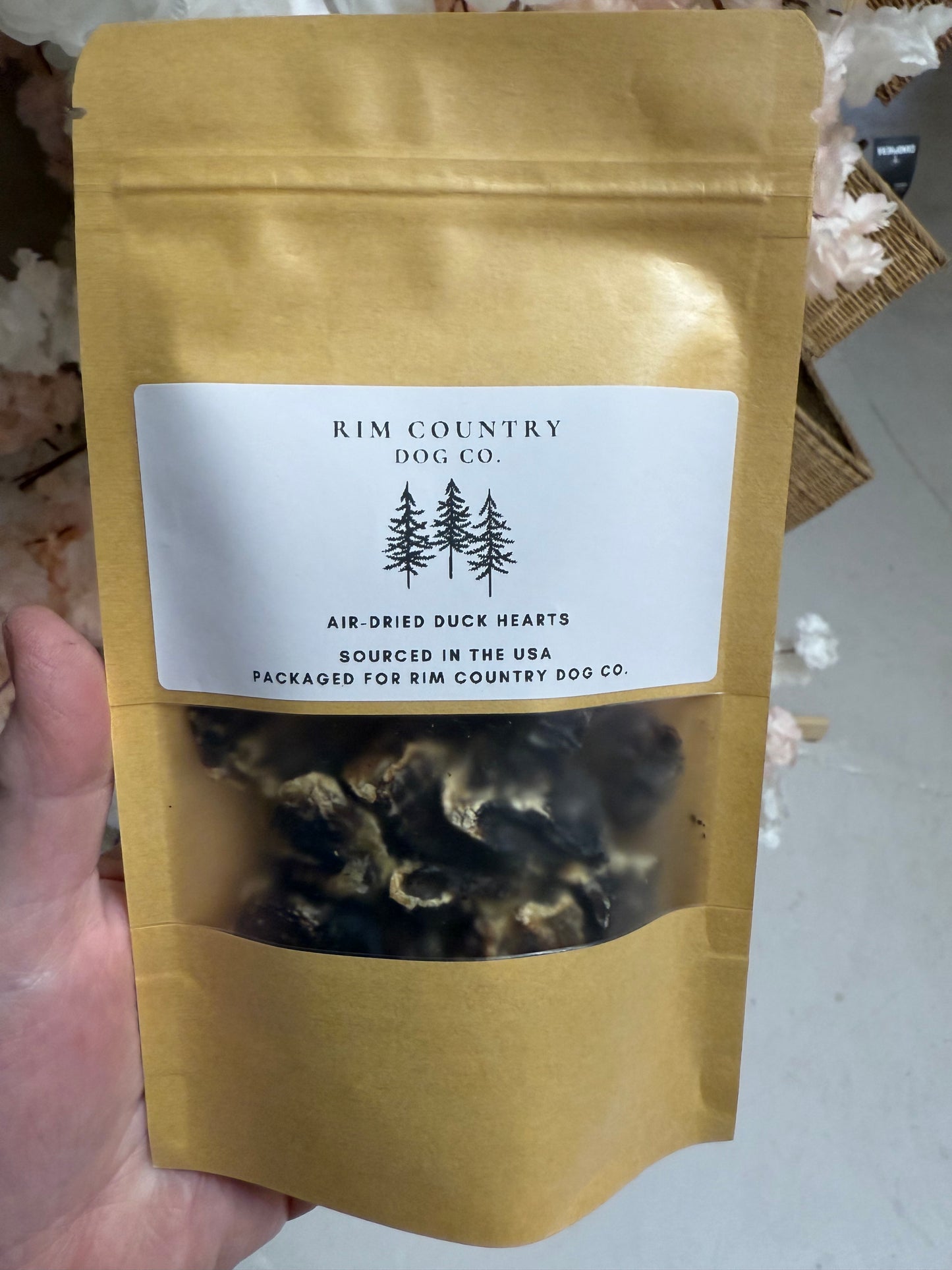 Rim County Dog Co - Dehydrated Duck Hearts