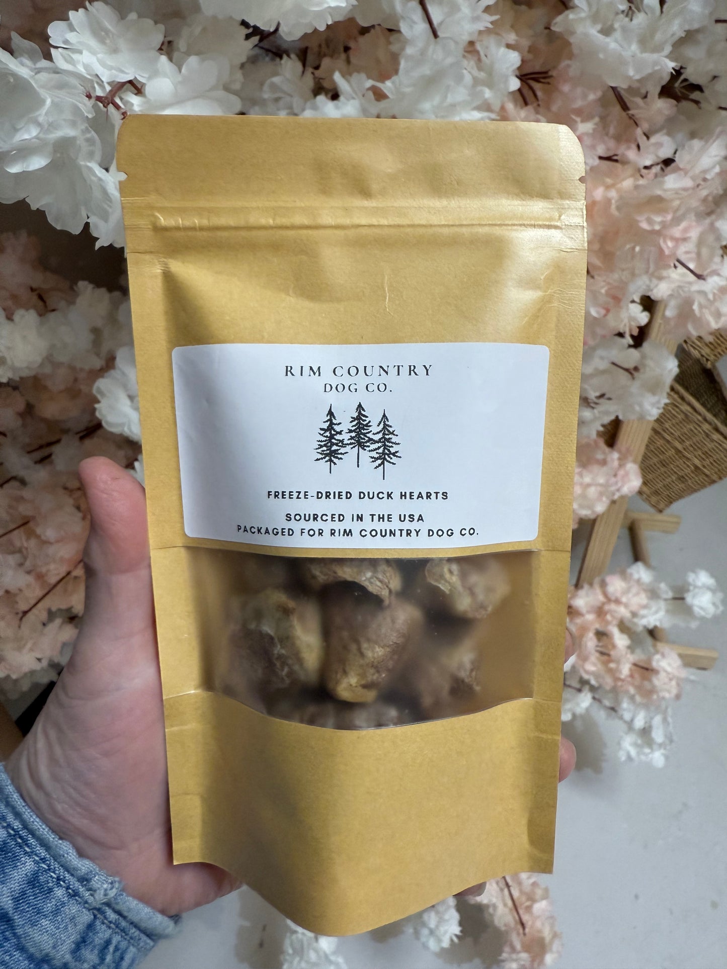 Rim County Dog Co - Freeze Dried Duck Hearts