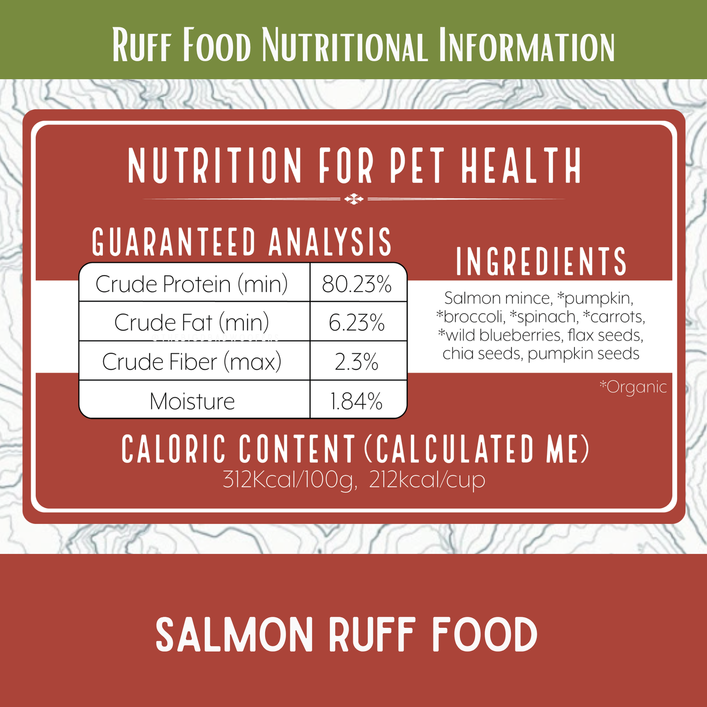 Ruff Food Backpacking Meals Salmon 16 oz