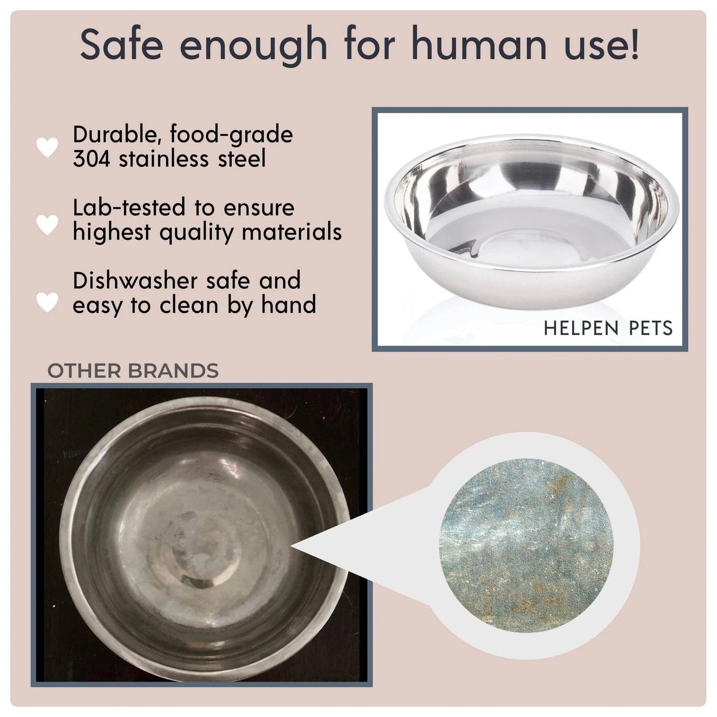 Helpen Pets - Scrollie Dog or Cat Elevated Pet Feeder
