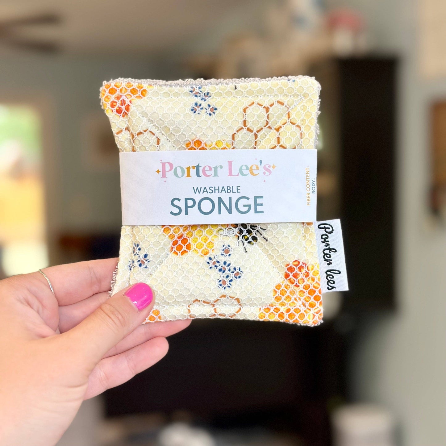 Porter Lee's - Washable Reusable Sponge--Surprise Print