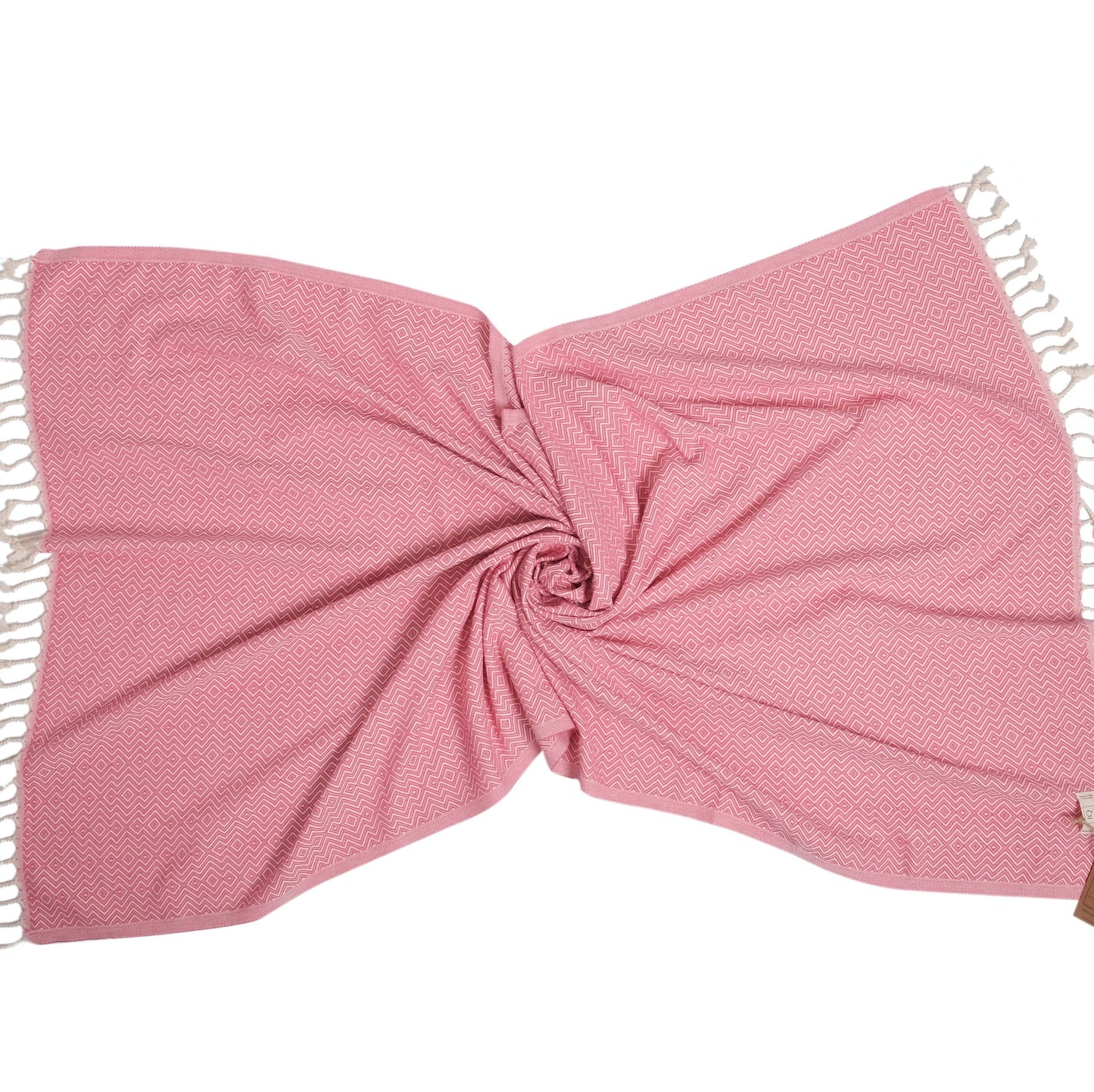cotonIQ - Hammam towel | sauna towel | beach towel | Peru | pink | 180x100cm