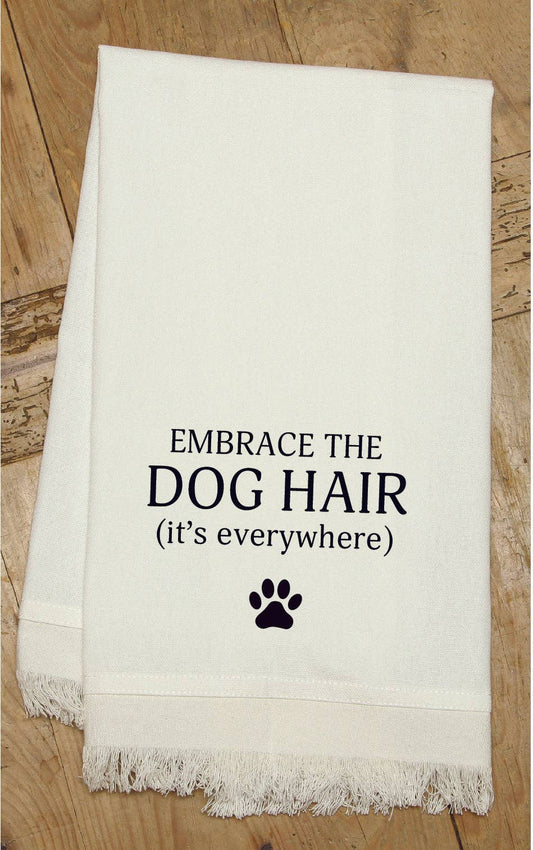Second Nature by Hand - Embrace the Dog Hair (it's everywhere) / Kitchen Towel