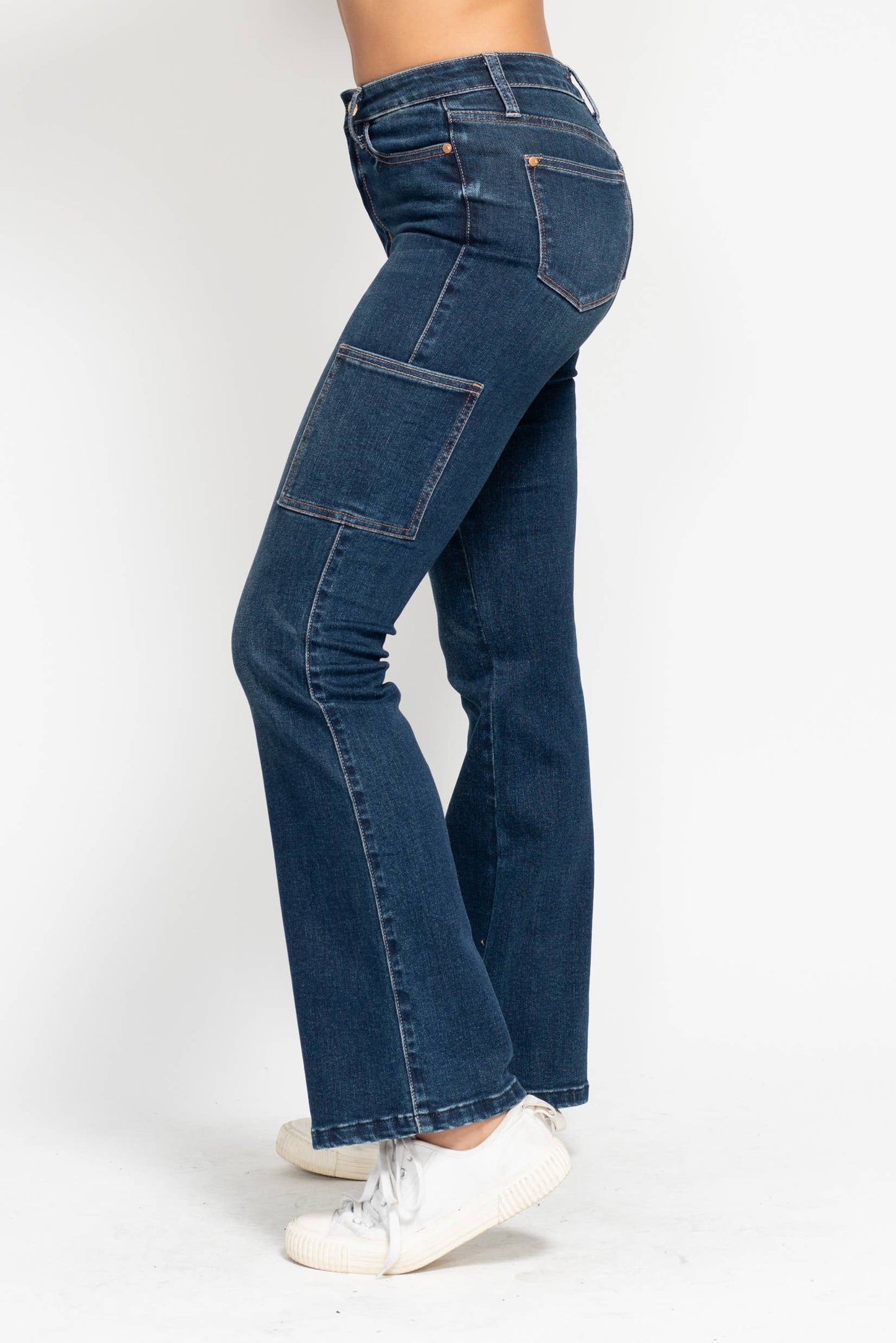 Judy Blue Jeans - High Waisted Cargo Bootcut
