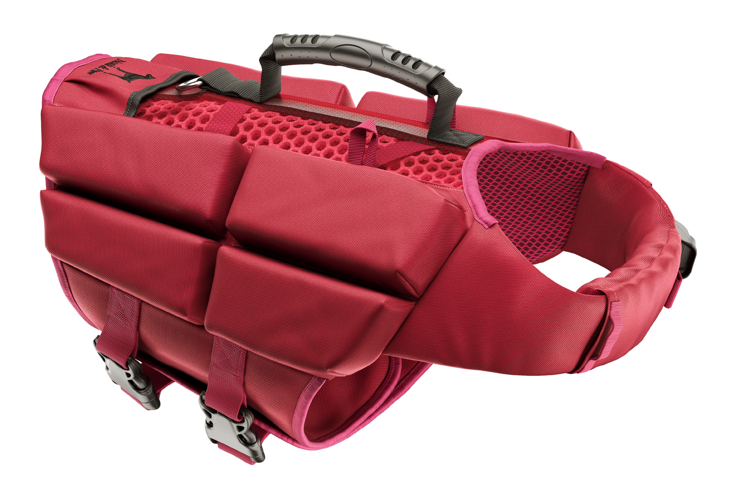 NOAH AND PAW LLC - Human Standards Dog Lifejacket Design with 4x Foam Support for Max Floating - Red