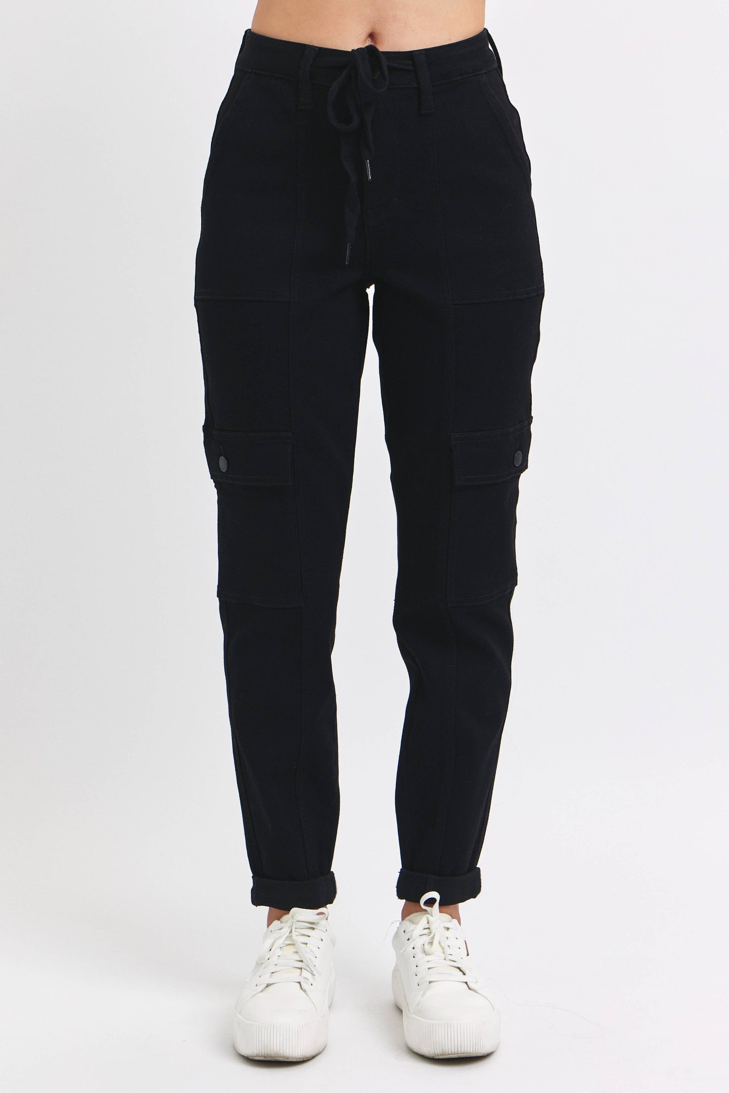 Judy Blue Jeans - High Waisted Cargo Cuffed Jogger