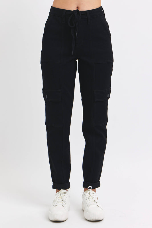 Judy Blue Jeans - High Waisted Cargo Cuffed Jogger