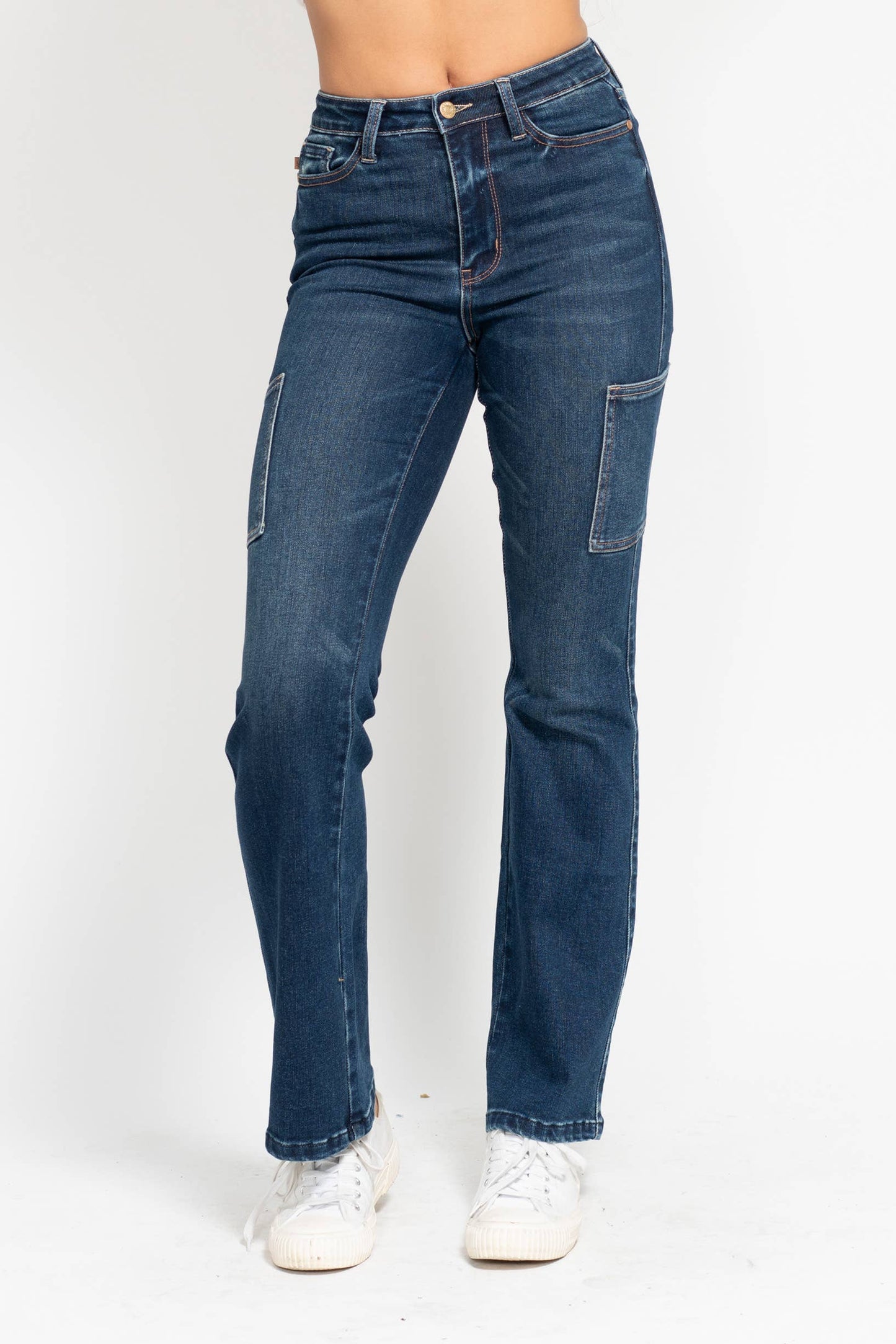 Judy Blue Jeans - High Waisted Cargo Bootcut