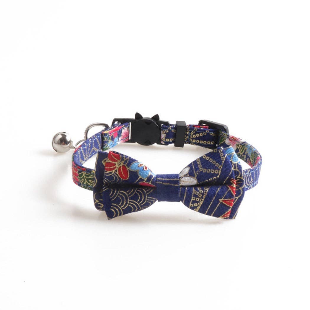 Cheerhunting - Mokka - Japanese-Style Bow Tie Breakaway Cat Collar