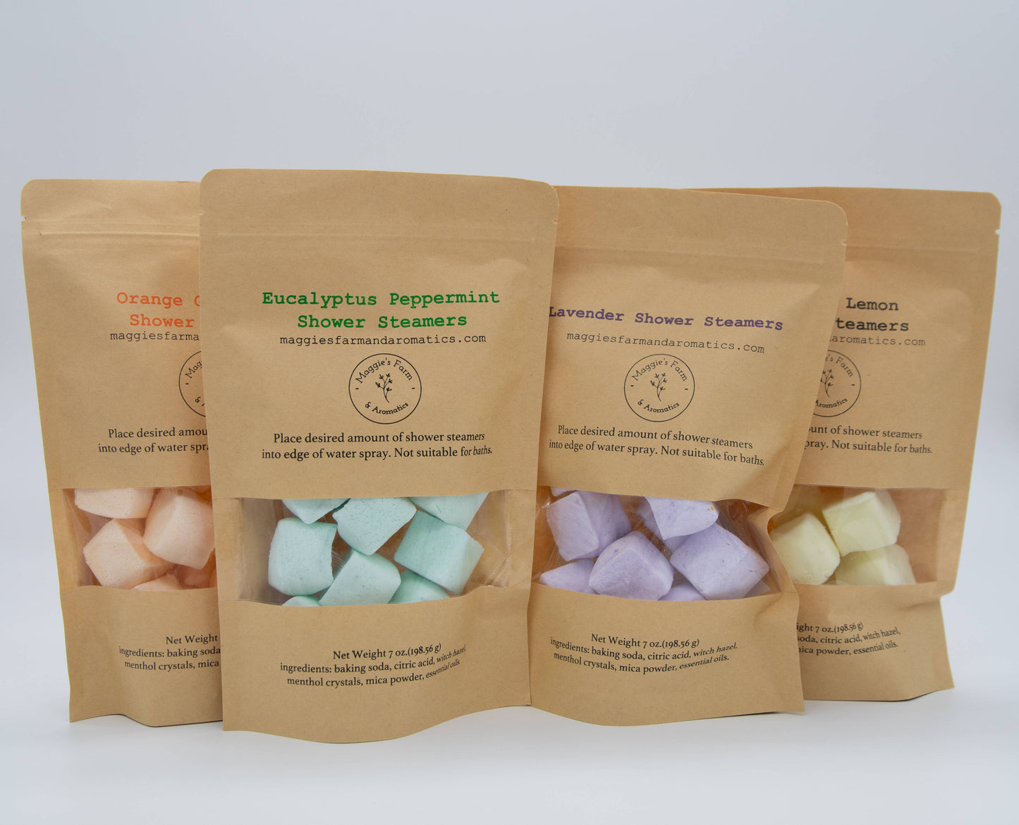Maggie's Farm & Aromatics - Shower Steamers/ Natural Shower Steamers/ Shower Bombs