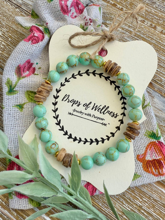 Drops of Wellness Goods - Beaded Bracelets, Stackable Bracelet, The Neela