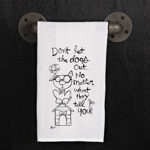 Second Nature by Hand - Don't let the dogs out, no matter what they tell you. - Artist: Lynn Sanchelli