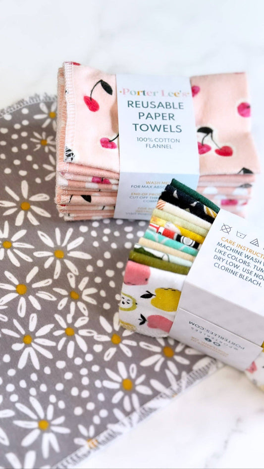 Porter Lee's - Reusable Paper Towels--Surprise Prints