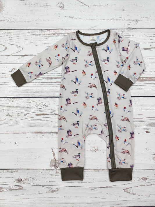 sassy kids palace - Baby Boy Duck Printed Zippy Sleeper