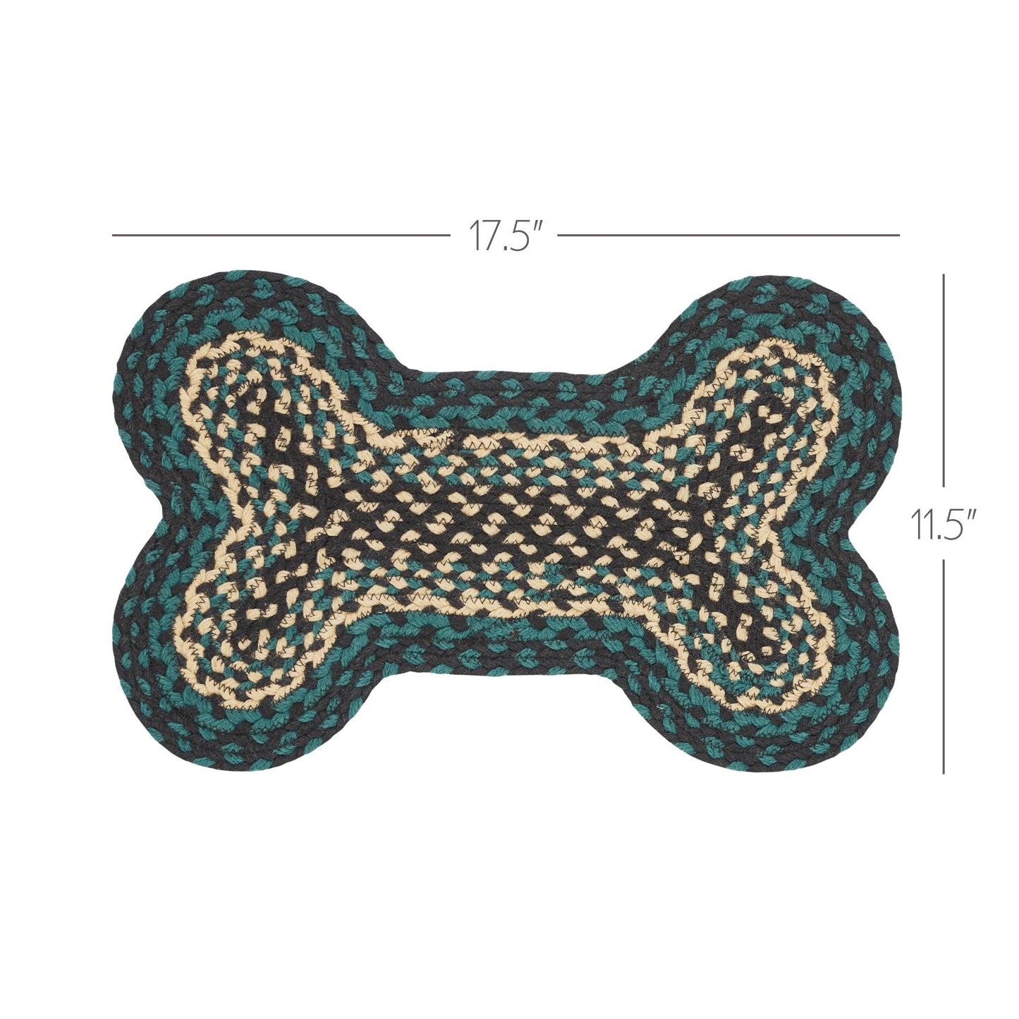 VHC Brands - Pine Grove Indoor/Outdoor Small Bone Rug 11.5x17.5