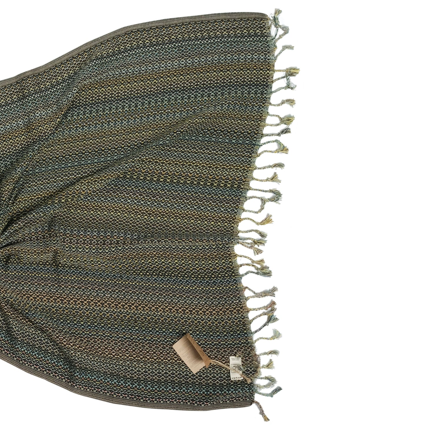 cotonIQ - Hammam towel | sauna towel | beach towel |Mexico|black|180x100cm