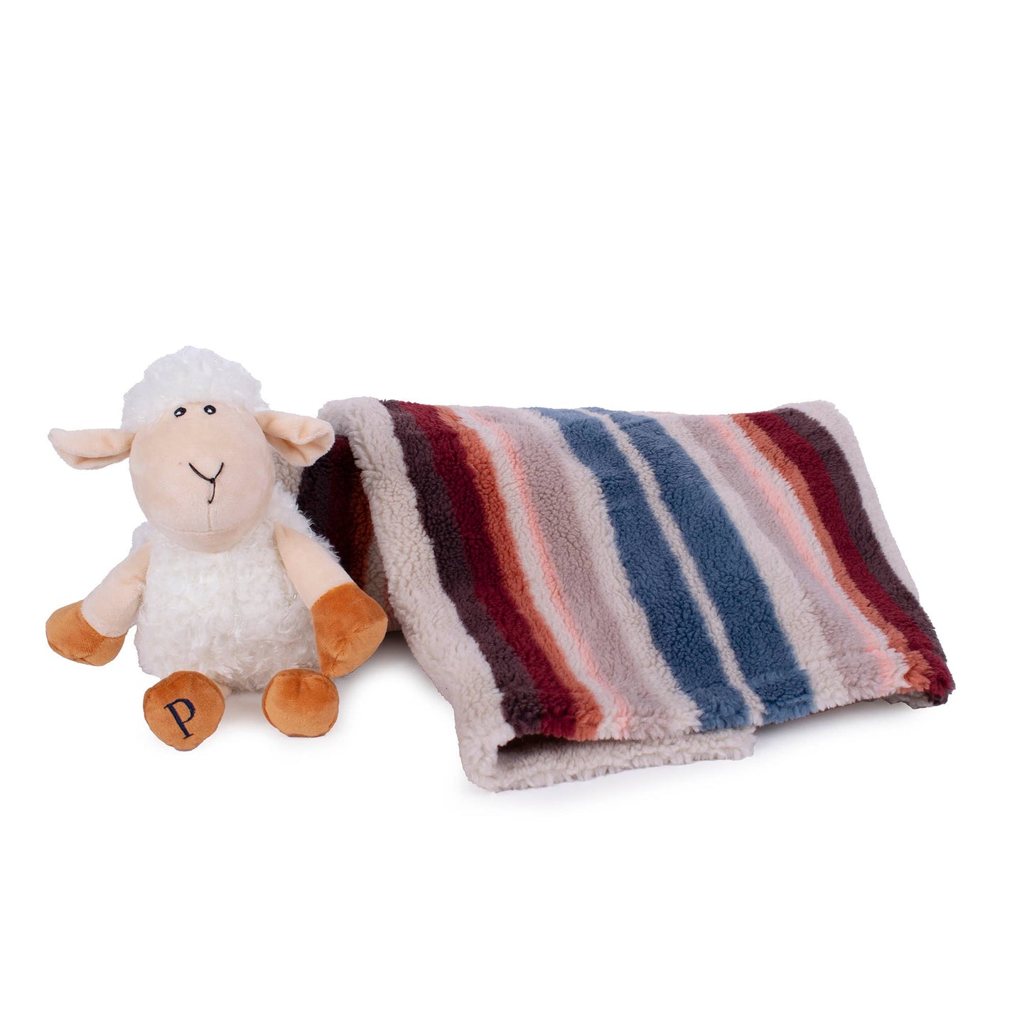 Carolina Pet Company - Pendleton Serape Rosewood Berber Crate Blanket + Lamb Toy