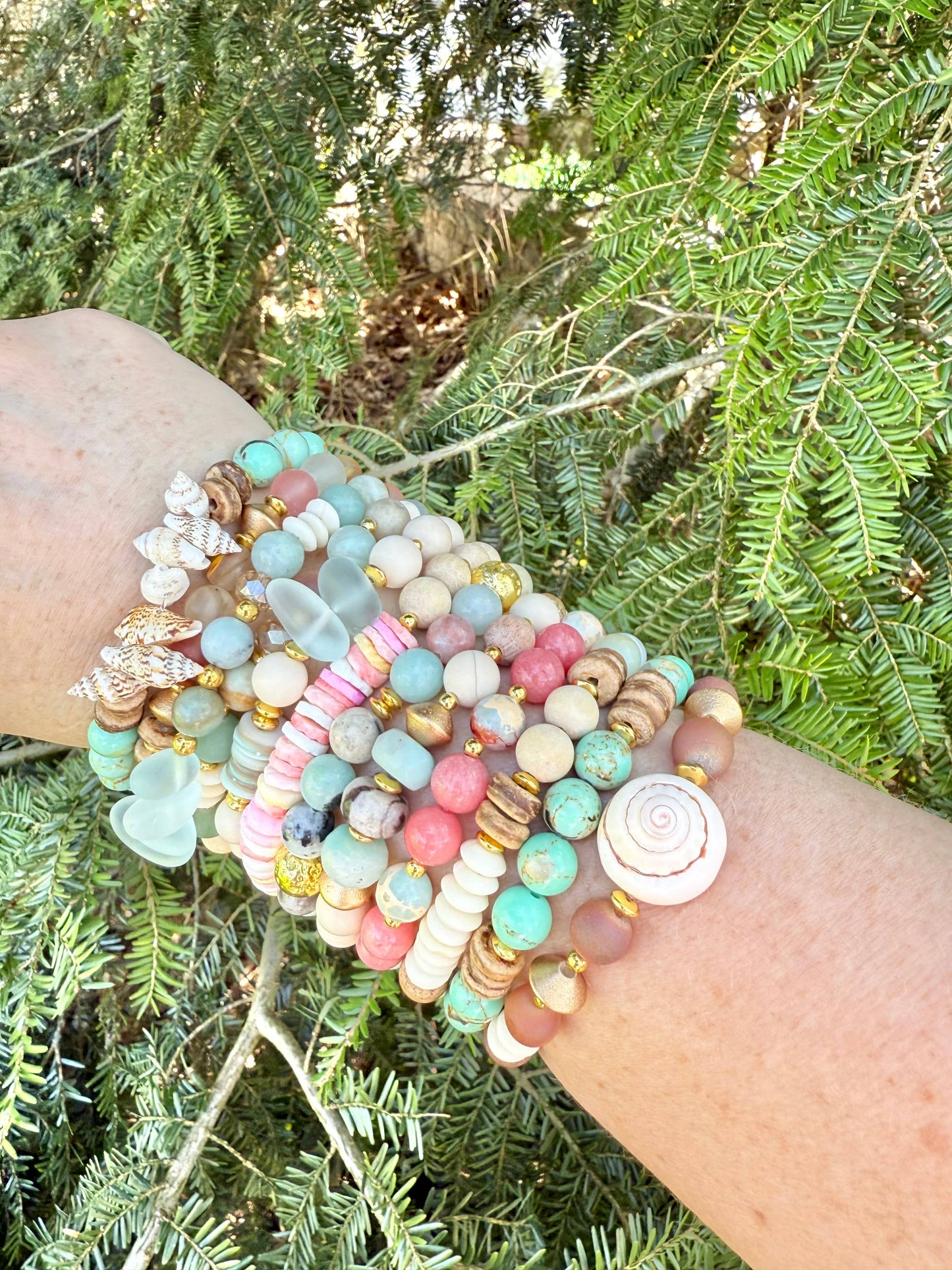Drops of Wellness Goods - Beaded Bracelets, Stackable Bracelet, The Kaia