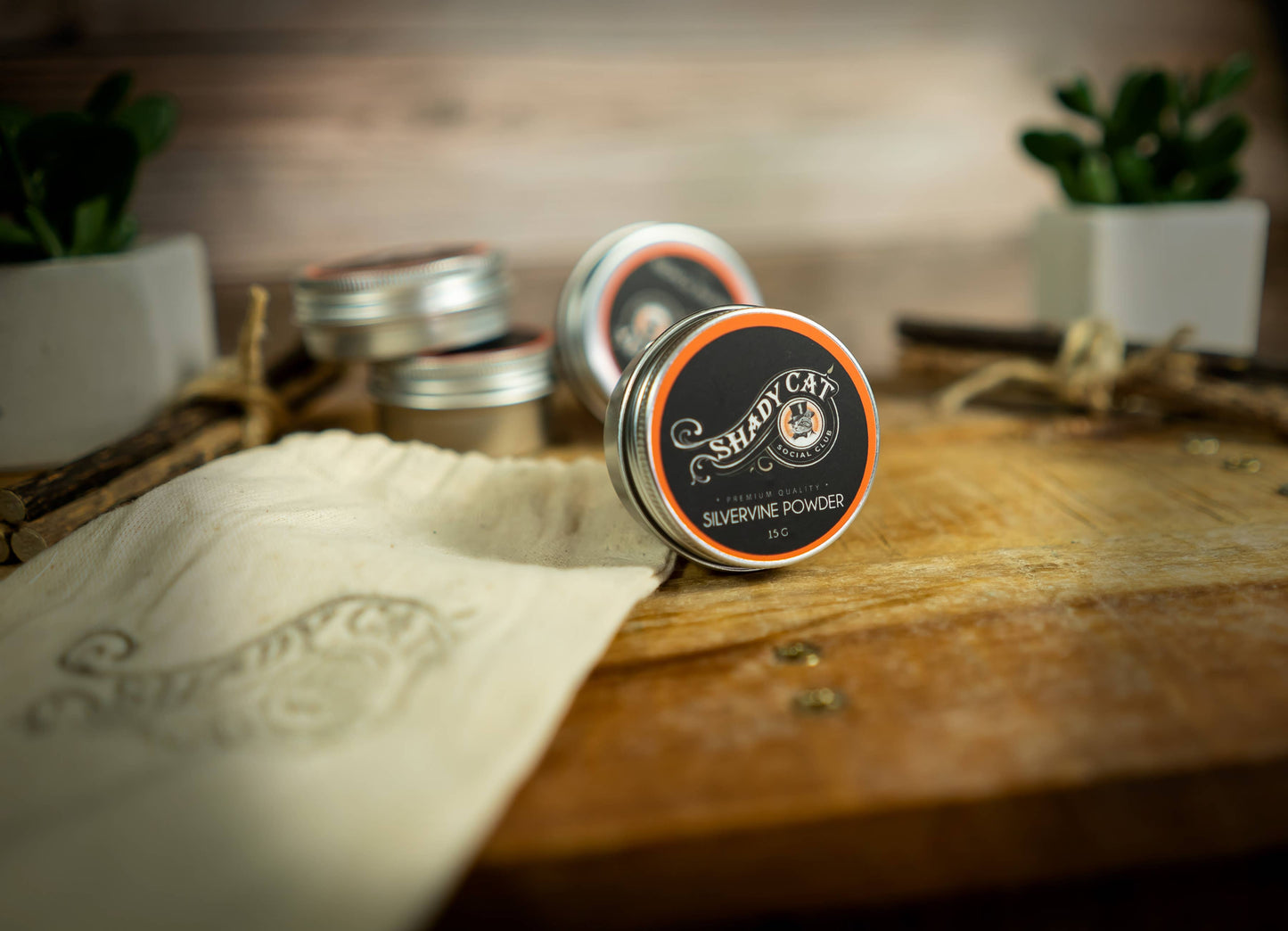 SHADY CAT SOCIAL CLUB - Organic Silvervine Powder Tin