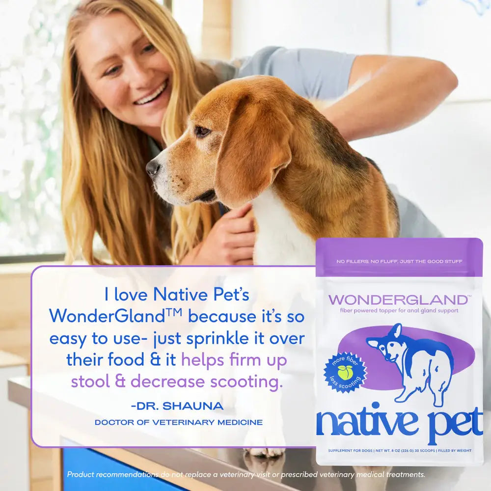 Native Pet - WonderGland Anal Gland Pumpkin Fiber & Digestive Supplement