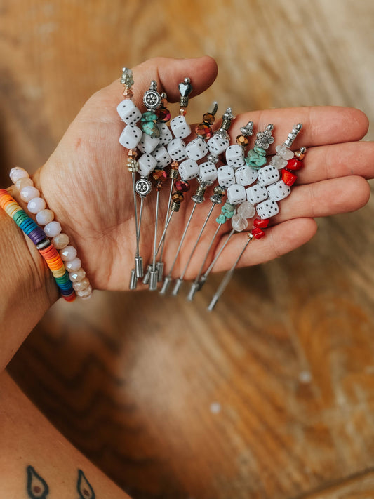 River Valley Co. - Hat pins | Dice western fedora cowgirl cowboy custom poker