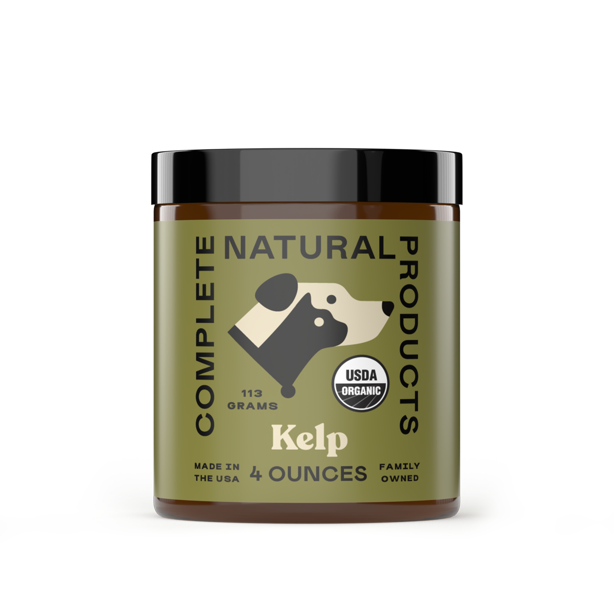 Complete Natural Products - Organic Kelp Powder Supplement for Dogs & Cats