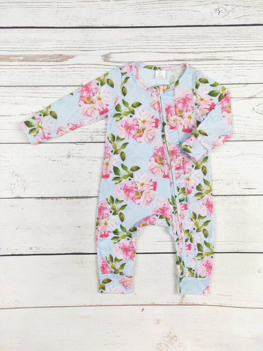 sassy kids palace - Baby Girl Flower Zippy Sleeper