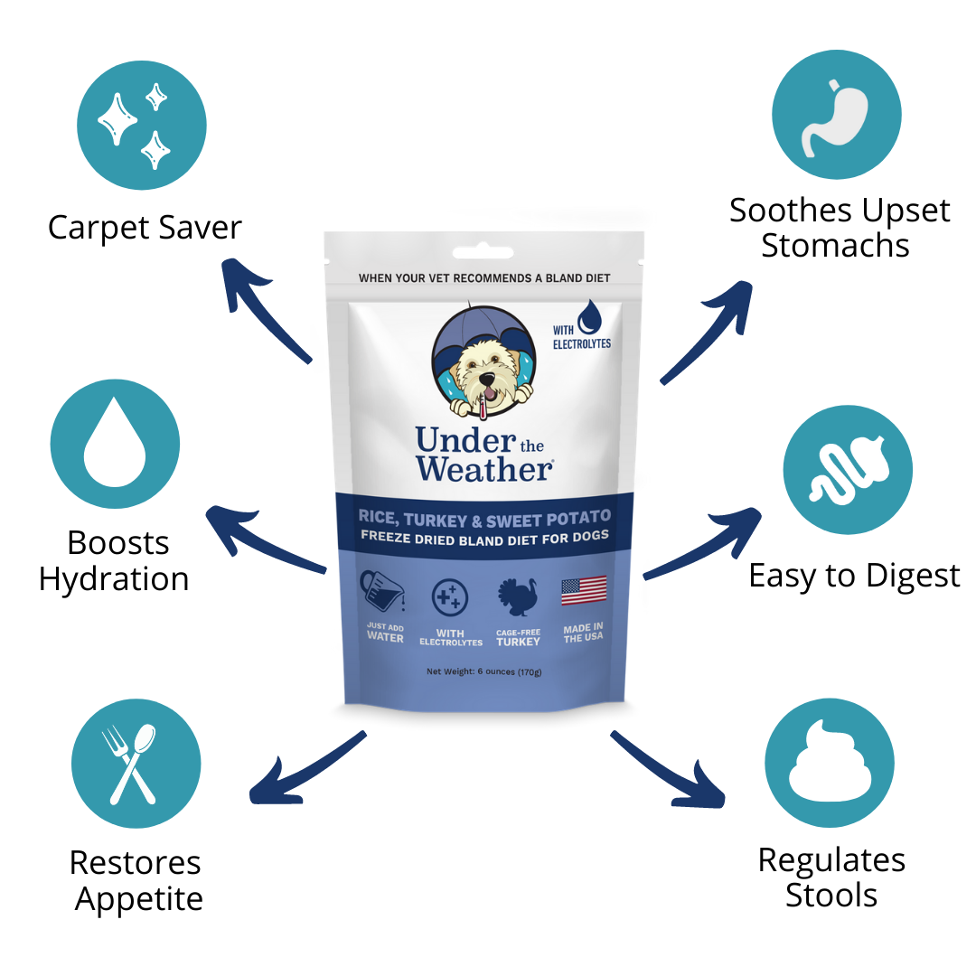 Under the Weather Pet - Turkey, Rice, & Sweet Potato Bland Diet For Dogs