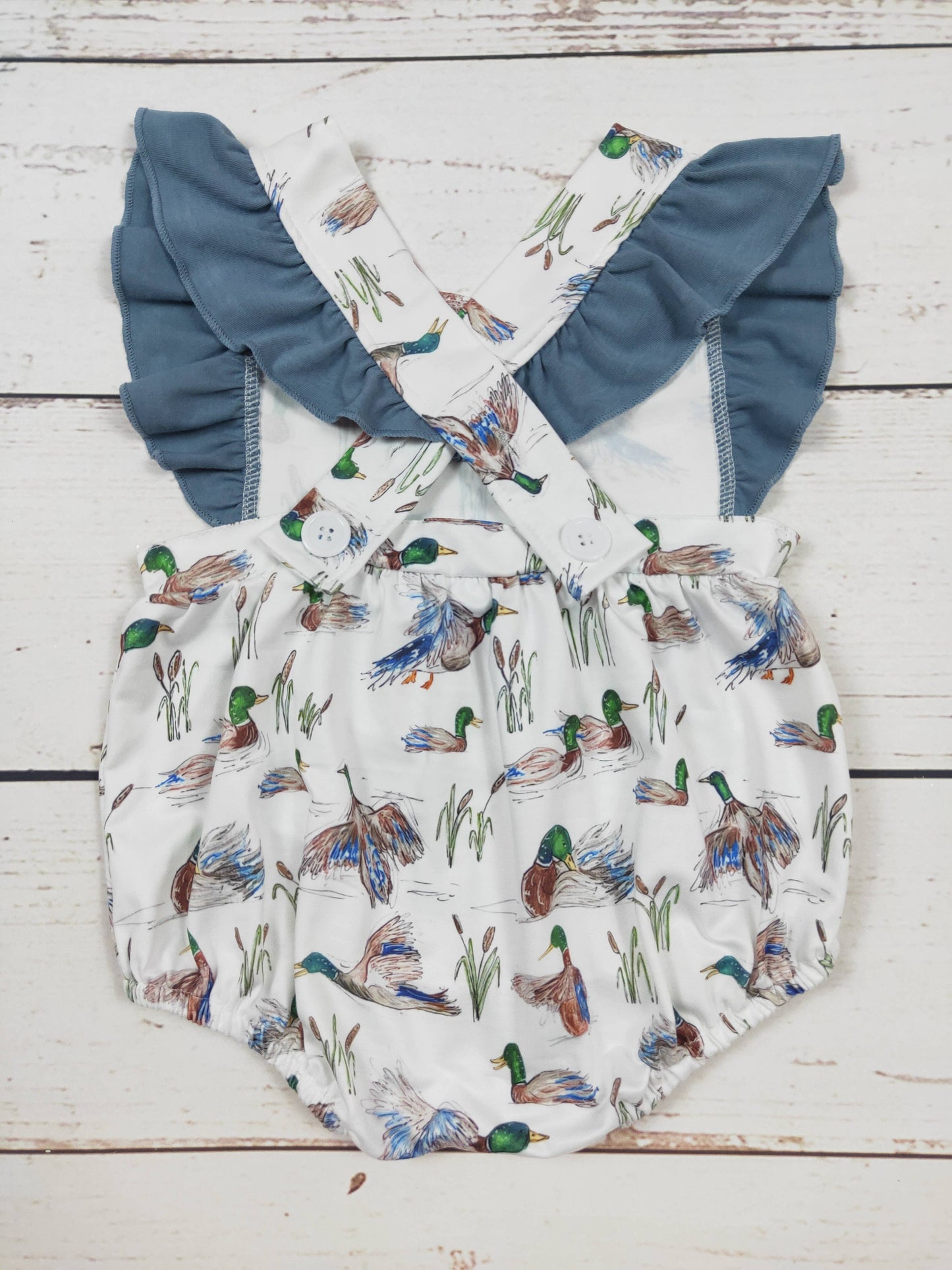 sassy kids palace - Duck Printed Baby Girls Romper