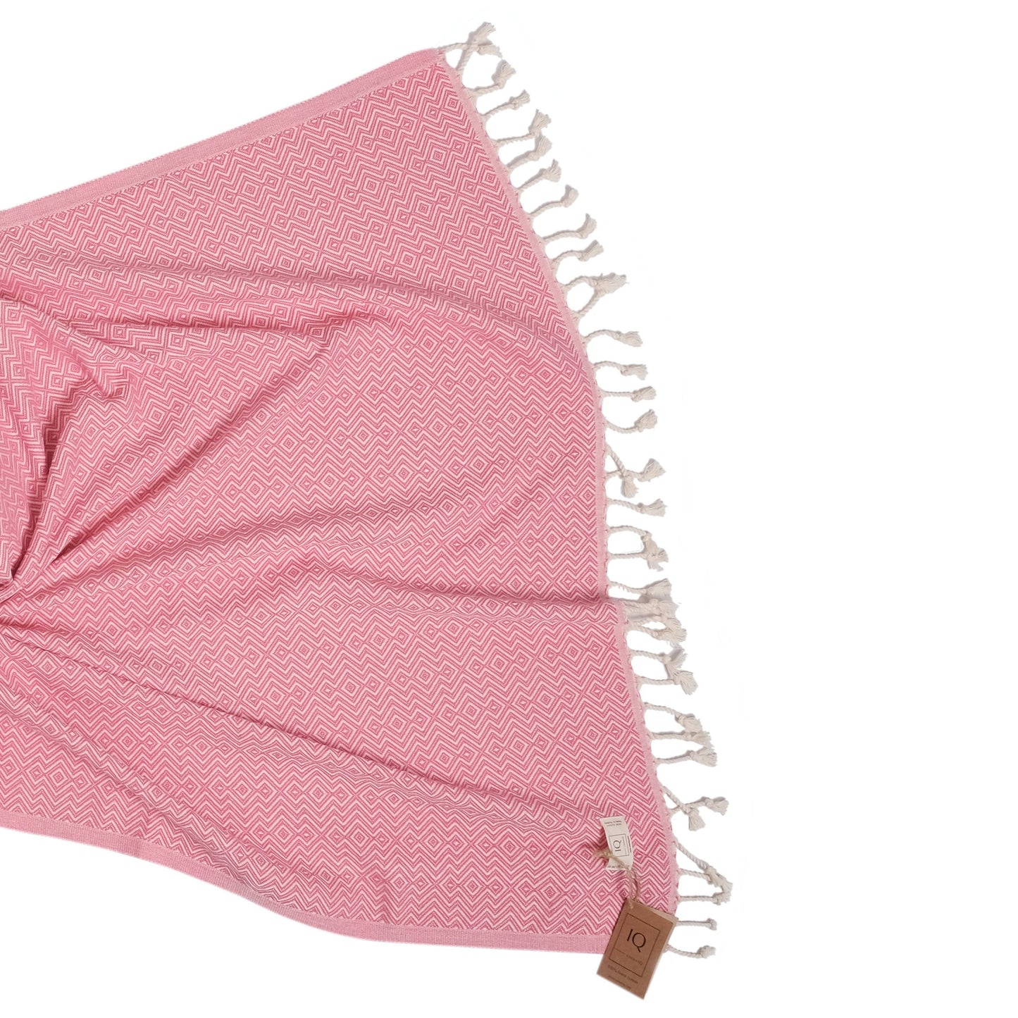 cotonIQ - Hammam towel | sauna towel | beach towel | Peru | pink | 180x100cm