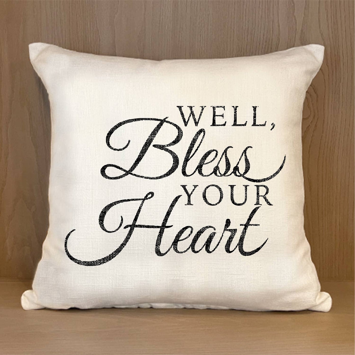 Second Nature by Hand - Well Bless Your Heart // Natural Pillow Shell