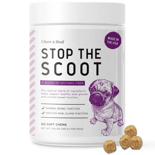 Chew + Heal - Chew + Heal Stop the Scoot Anal Gland & Bowel Support
