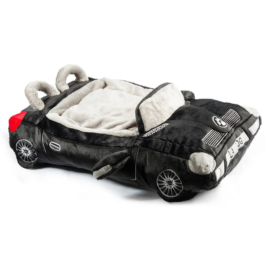 Haute Diggity Dog - Furcedes Car Bed Squeaker Dog Toy Soft, Washable Dog Bed
