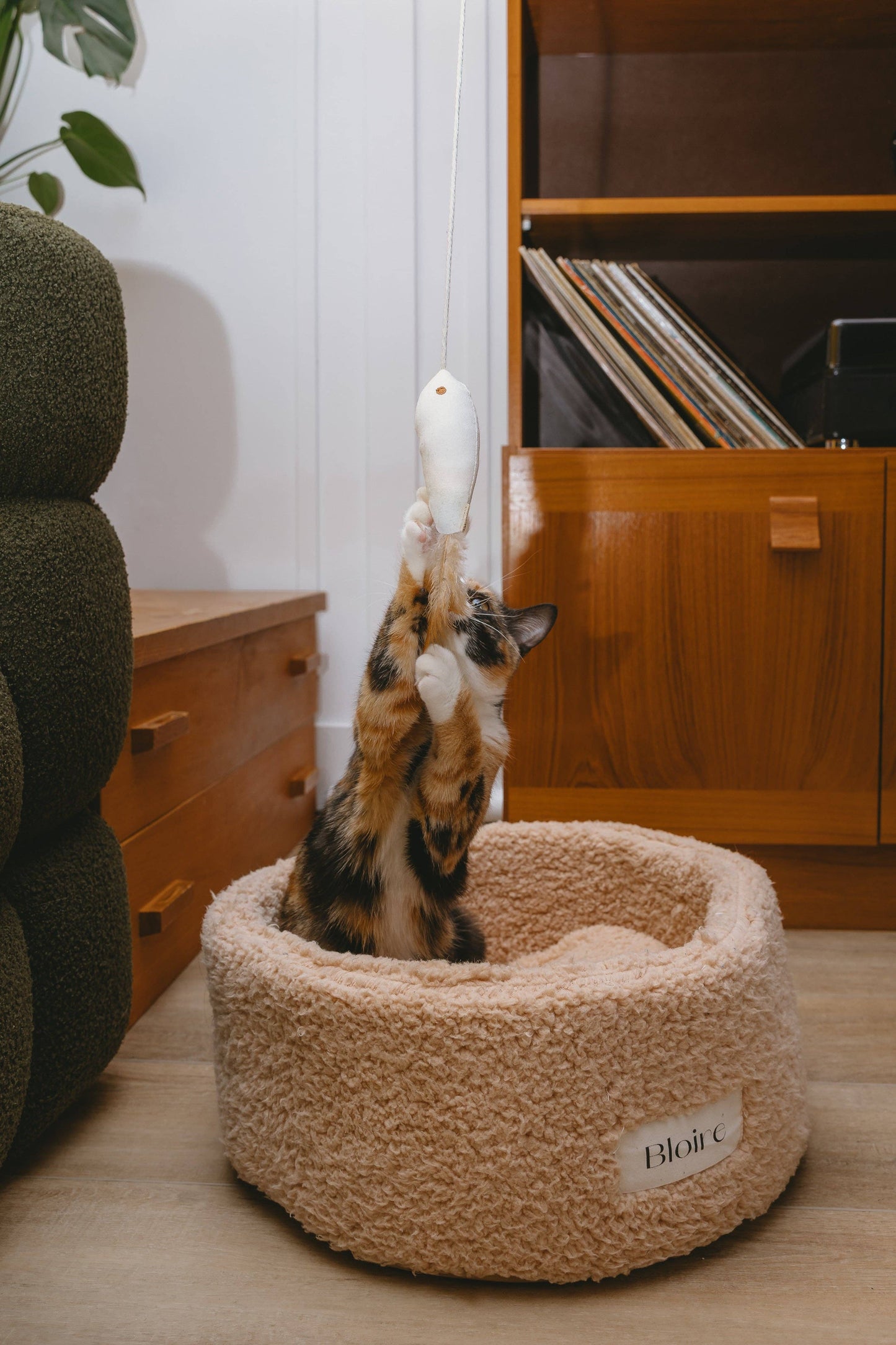 Ecocat - Ultra-Soft Sherpa Cat Bed – Plush Comfort for Cats