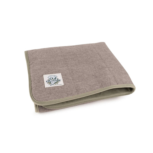 Carolina Pet Company - Green Dog Crate Blanket - Luxe Natural