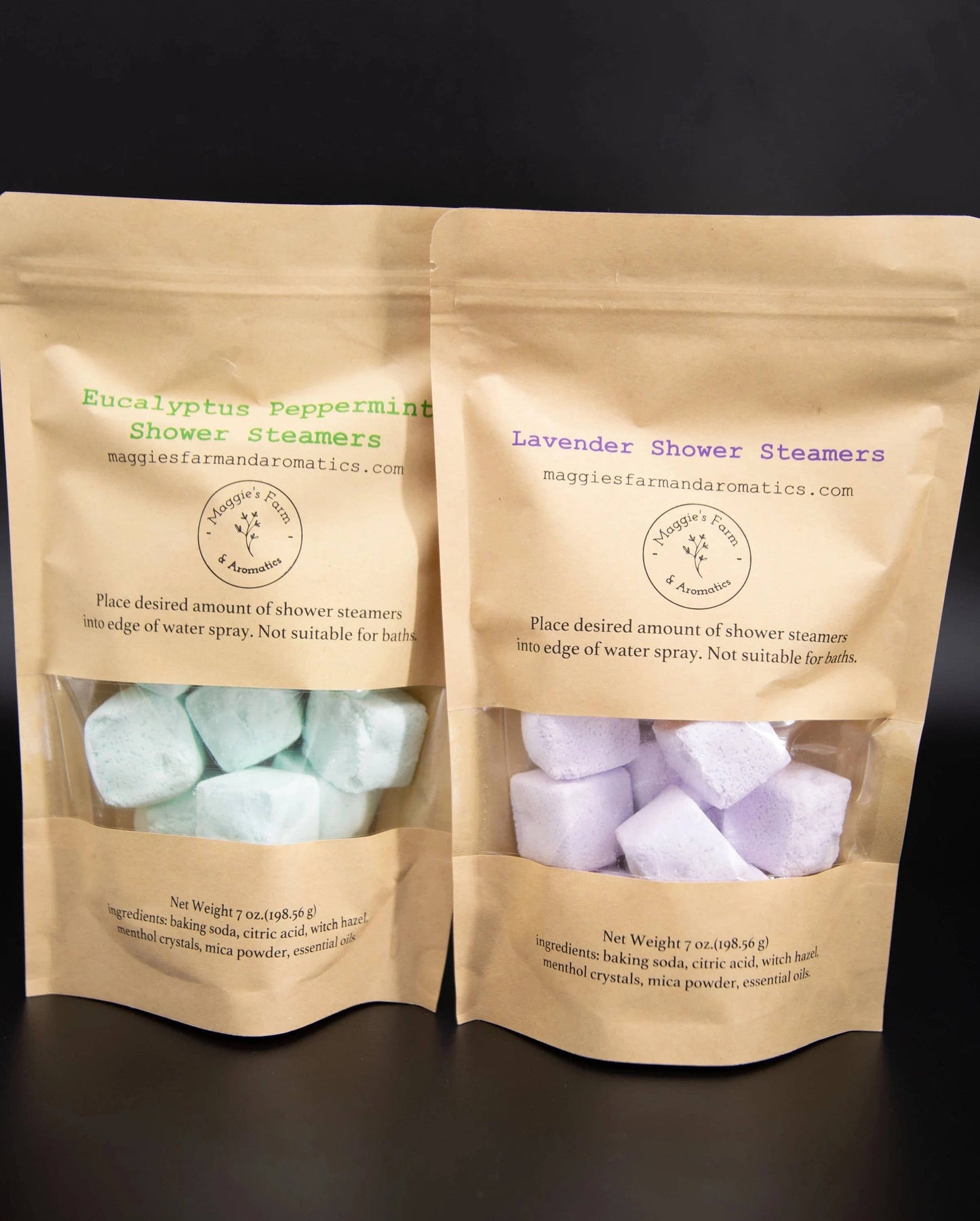 Maggie's Farm & Aromatics - Shower Steamers/ Natural Shower Steamers/ Shower Bombs