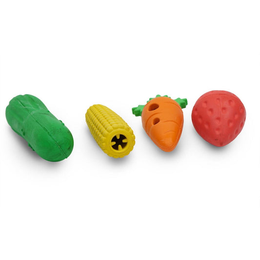Dollar Paw - 4Pack Rubber Dog Toy Market