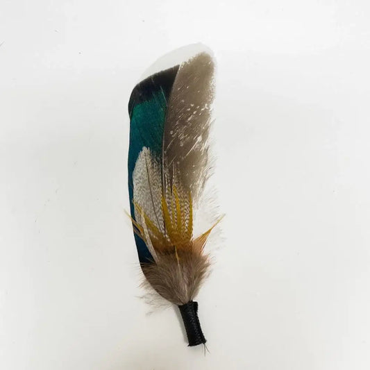 American Hat Makers - Feather Hat Accent- Style Blue