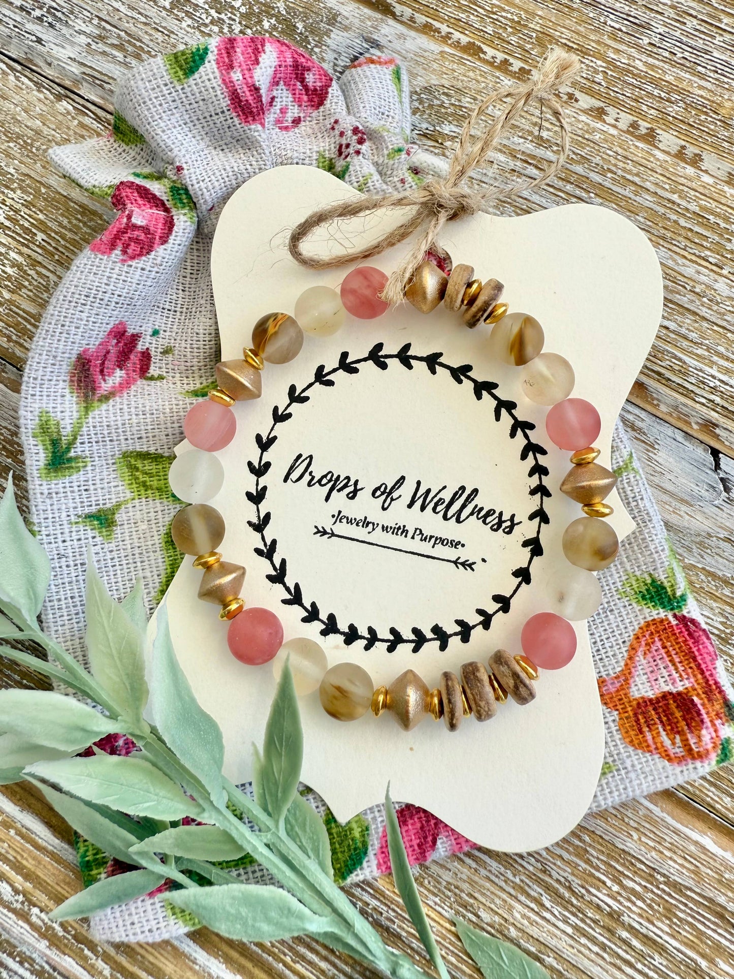 Drops of Wellness Goods - Beaded Bracelets, Stackable Bracelet, The Kaia