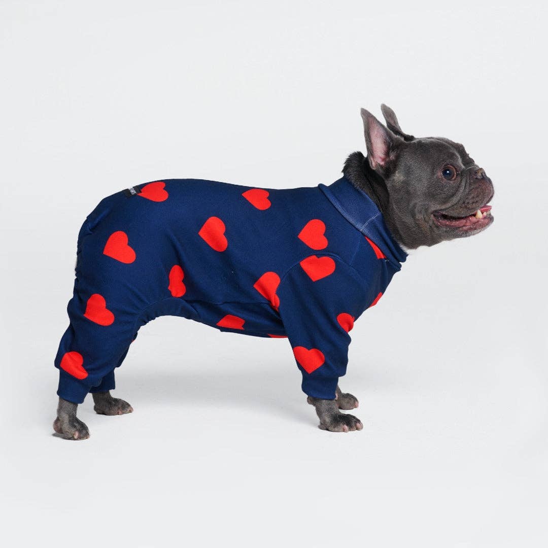 Spark Paws - Dog Pajama - Hearts