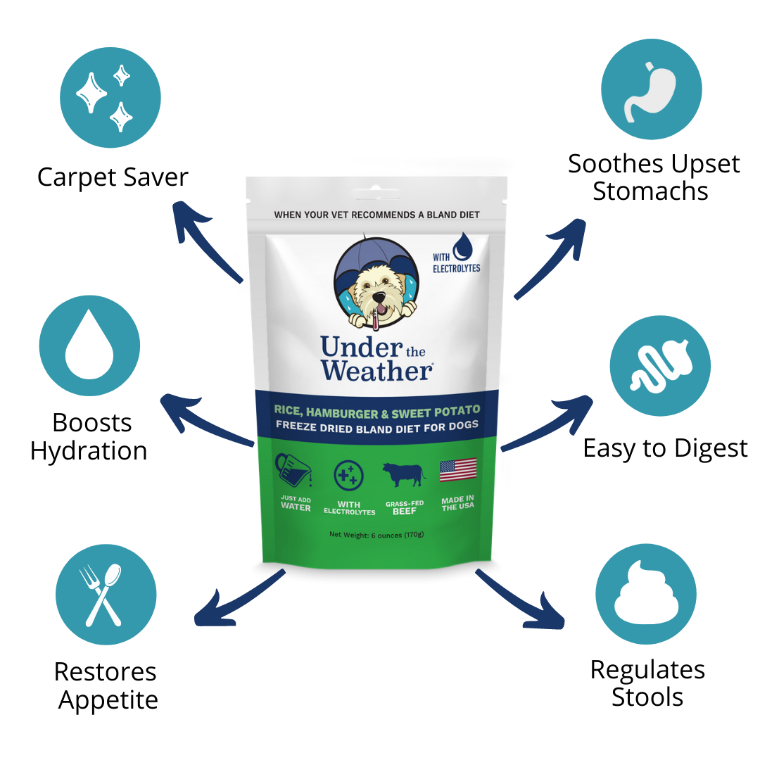Under the Weather Pet - Hamburger, Rice, & Sweet Potato Bland Diet For Dogs